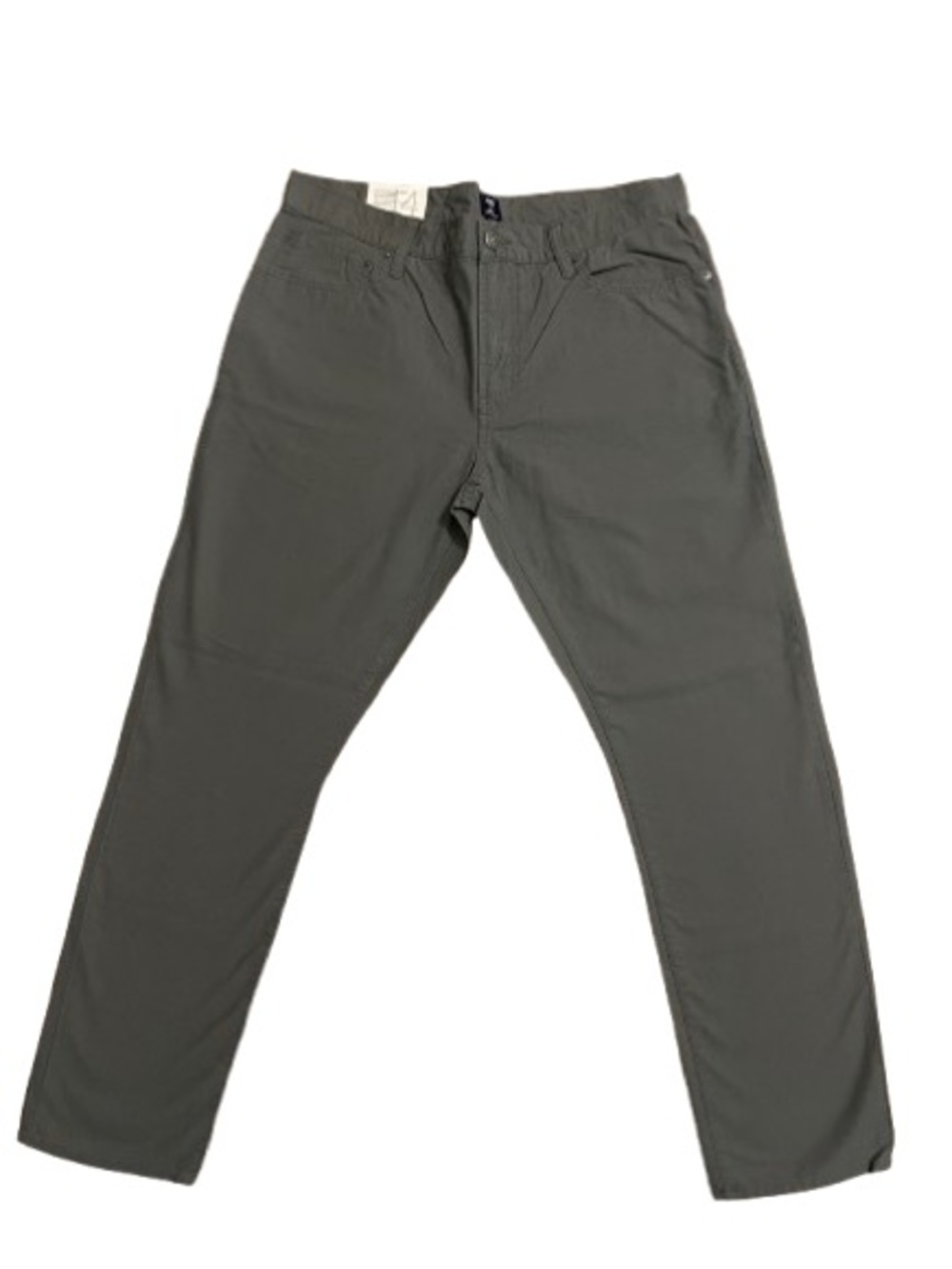 GAP Men's Slim Fit Canvas Cotton Pants 34x30 Charcoal Gray NWT